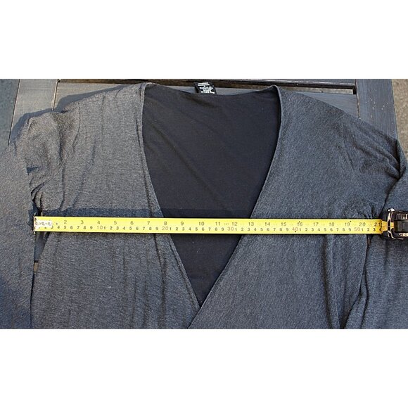 Majestic Filatures Paris - Cotton Cashmere Reversible Cardigan, Black Grey Med - Picture 6 of 6